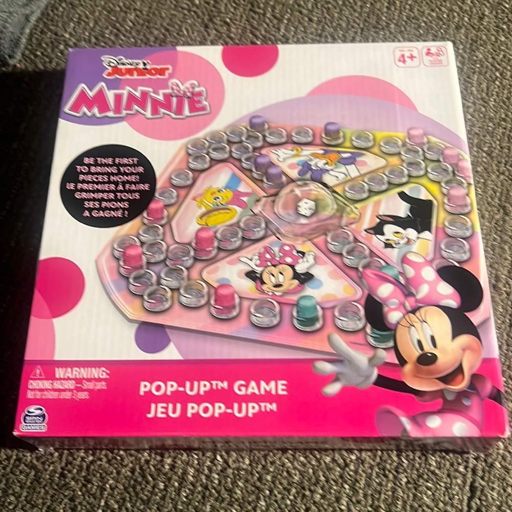 Disney Junior Minnie Mouse Pop Up Game ~ Minnie Mouse Board Game for Kids